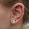 Handcrafted Scottish jewellery - Highland Cow stud earrings